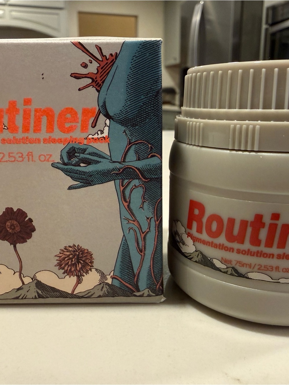 Axenda Routiner 75ml Sleeping Night Pigmentation Cream Anti-aging K-beauty